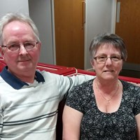 Stuart and Janet Roberts sat together